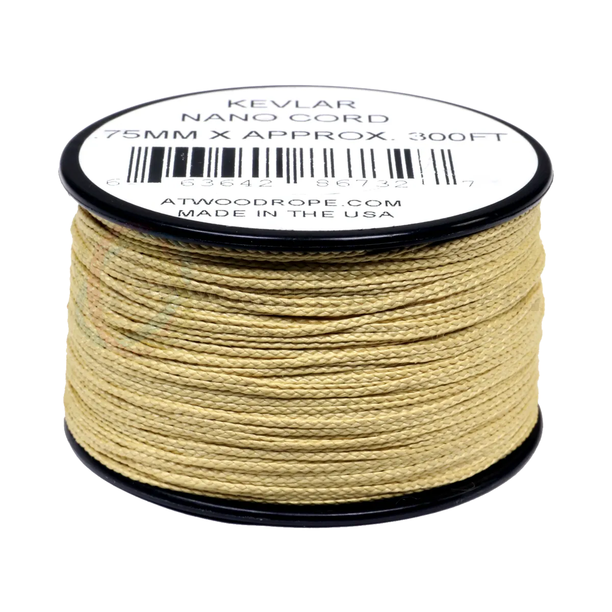 .75mm Nano Cord Kevlar - Yellow - 300ft