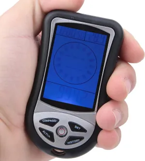 8 in 1 Handheld Altitude Thermometer Electronic Navigation Compass Barometer Suitable Mountaineering Camping