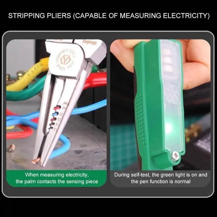 8-in-1 Wire Stripping Pliers - Multi-Tool Electrician Tool