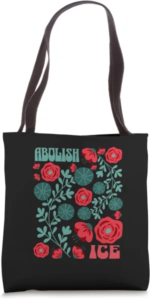 Abolish ICE Subtle Protest Resist Support Immigrants Refugee Tote Bag