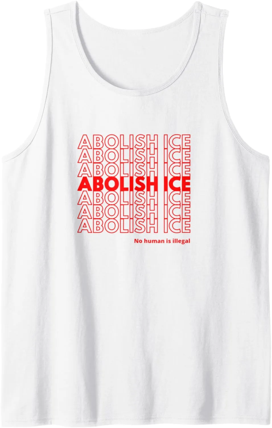 Abolish ICE - Thank You, Have a Nice Day Shopping Bag Tank Top