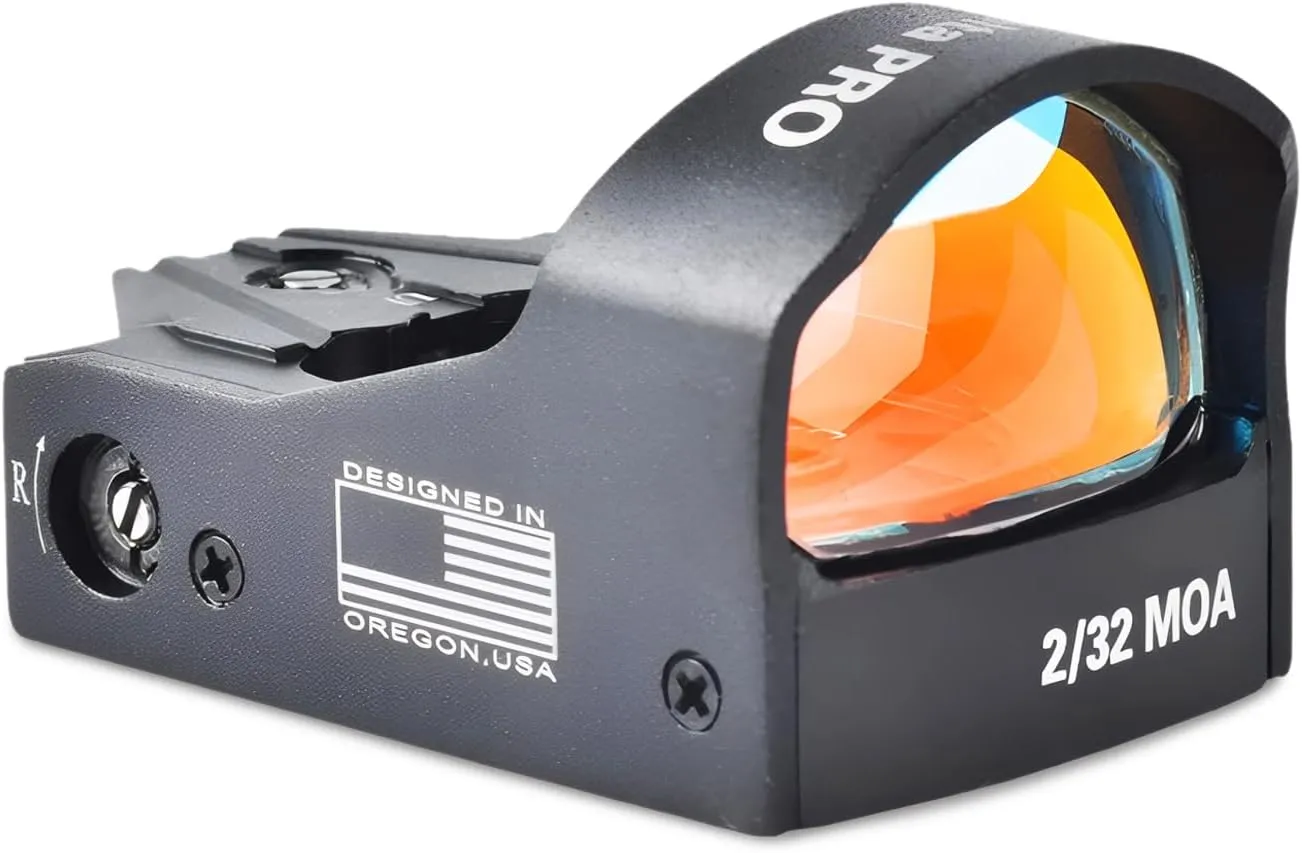 ADE RD3-012-PRO Series Motion Activated Red Dot Sight with Multi Reticle System for Optics Ready Pistol Slide/Cut That is Compatible w/Doctor Footprint – Compact Reflex Optic for Varieties of Pistols