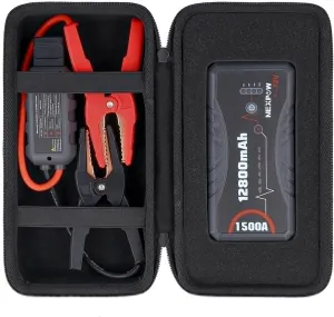 Aenllosi Hard Case Compatible with Nexpow Jump Starter 1500A,Travel Bag for Q10S Jump Start Battery Pack and Accessories(Only Case)