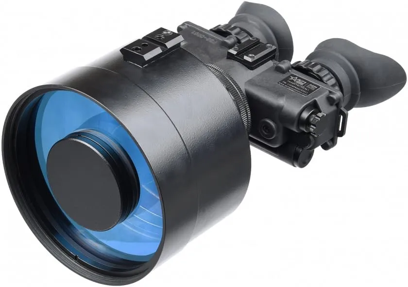 AGM 13F8P82325401 FoxBat-8 3AW1 – Night Vision Bi-Ocular 8X with Gen 3 "Level 1"; Included: NVB, Long-Range Infrared Illuminator, Tripod, and Hard Case; Super-Fast, Multi-Coated, All-Glass Optics