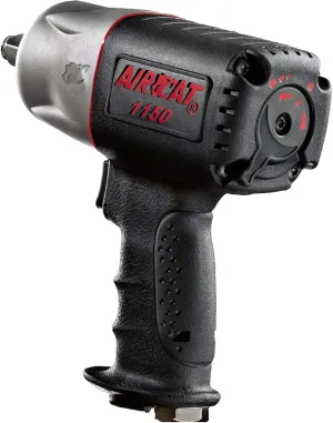 AIRCAT Pneumatic Tools 1150 1/2-Inch Composite Impact Wrench : Compact & Low Weight Power Tool : Impact Tool for Automotive Repairs & Maintenance