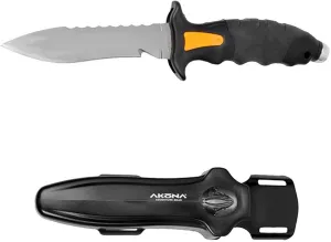 AKONA Talon Knife with Line Cutter Hook on Blade. for Scuba or Spearfishing