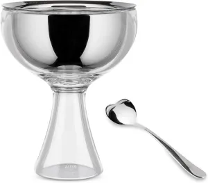 Alessi, Big Love Bowl With Spoon, Ice