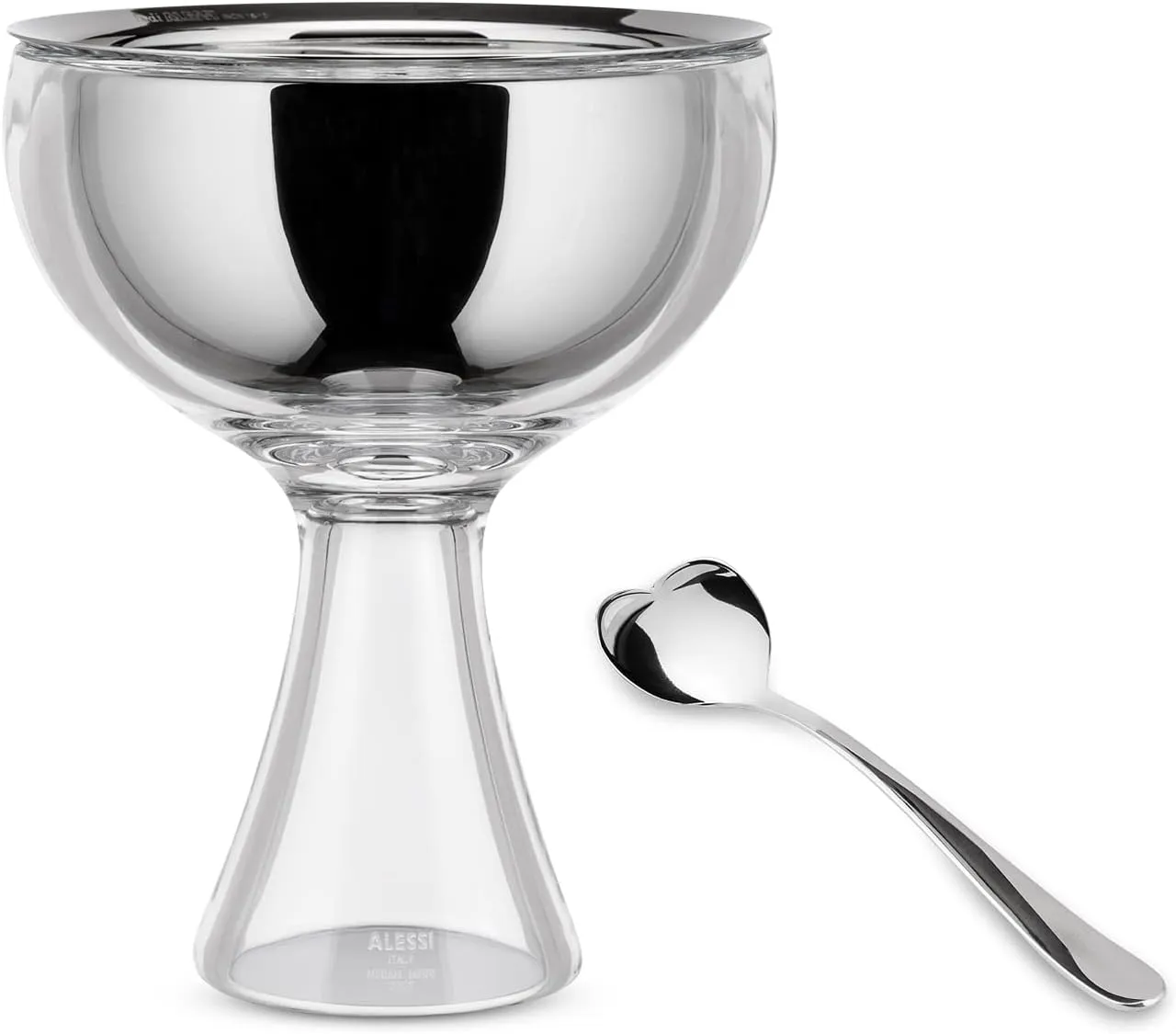 Alessi, Big Love Bowl With Spoon, Ice