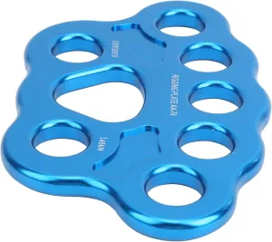 AluminumMagnesium Alloy 45KN 8‑Hole Rigging Plate Climbing Equipment Mountain Climbing Tools