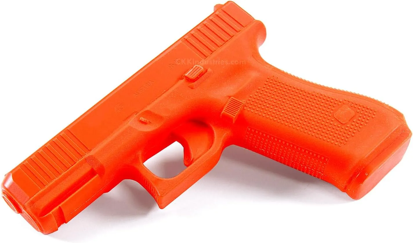 American Safety Trainers - Non-Functional Solid Polymer Training Guns - Blaze Orange - U.S.A. - Safe Practice Aides - Fits Model Specific Holsters