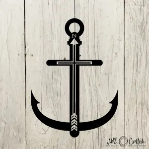 Anchor Cross Compass Digital Design