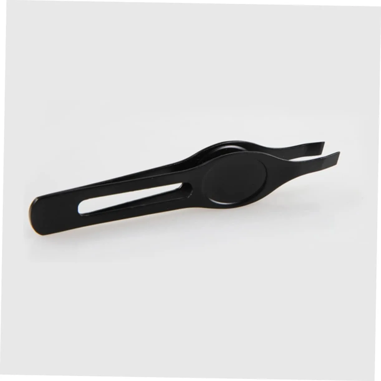 Angoily 3 Sets Eyebrow Grooming Kit Stainless Steel Tweezers Eyebrow Clip for Women Compact Design Easy to Use for Travel Black