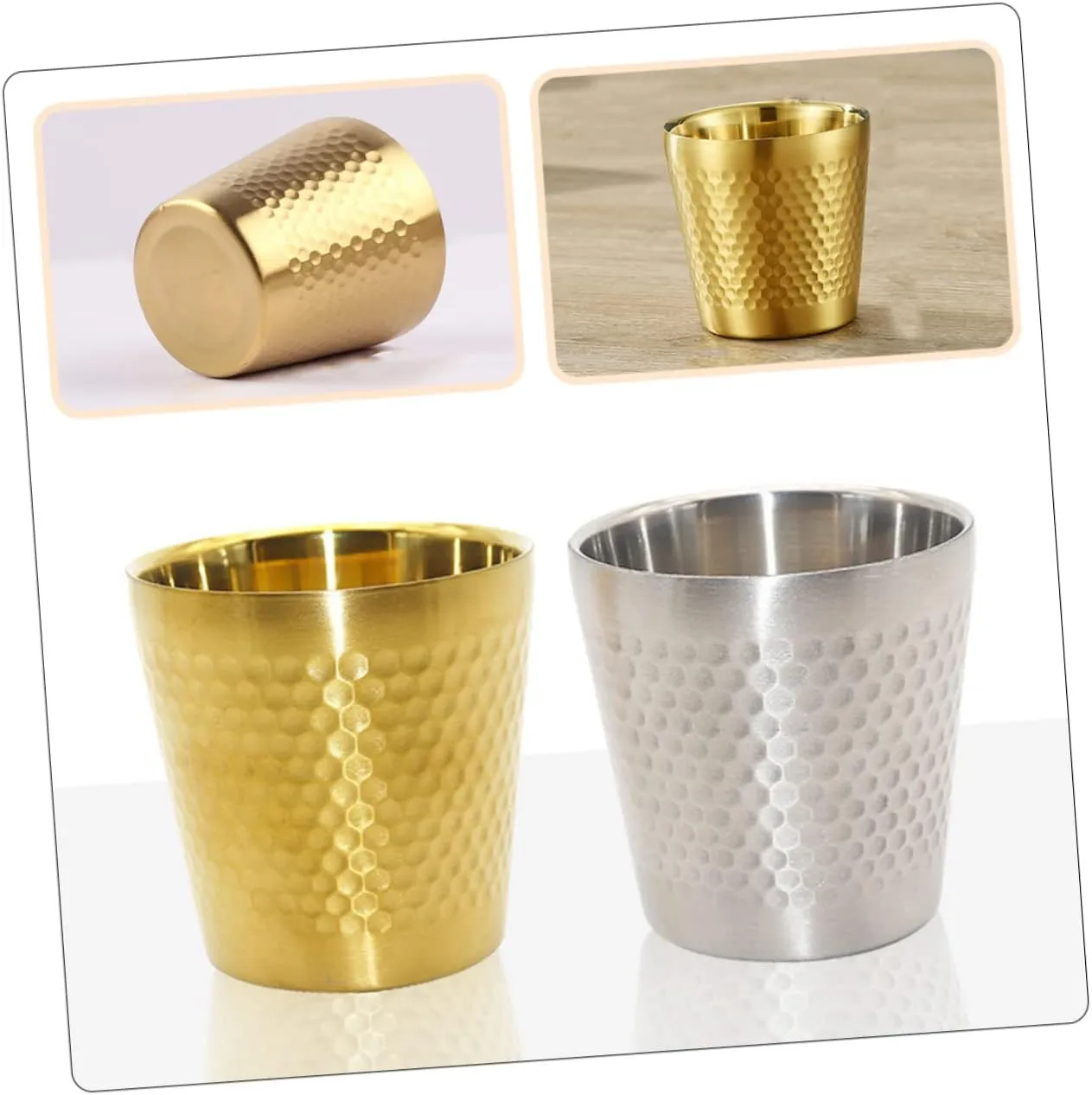 Angoily 3pcs Stainless Steel Shaving Bowl Simple Design for Smooth Foaming Men Shaving Cup for Home Barber Shops and Salons Elegant Finish
