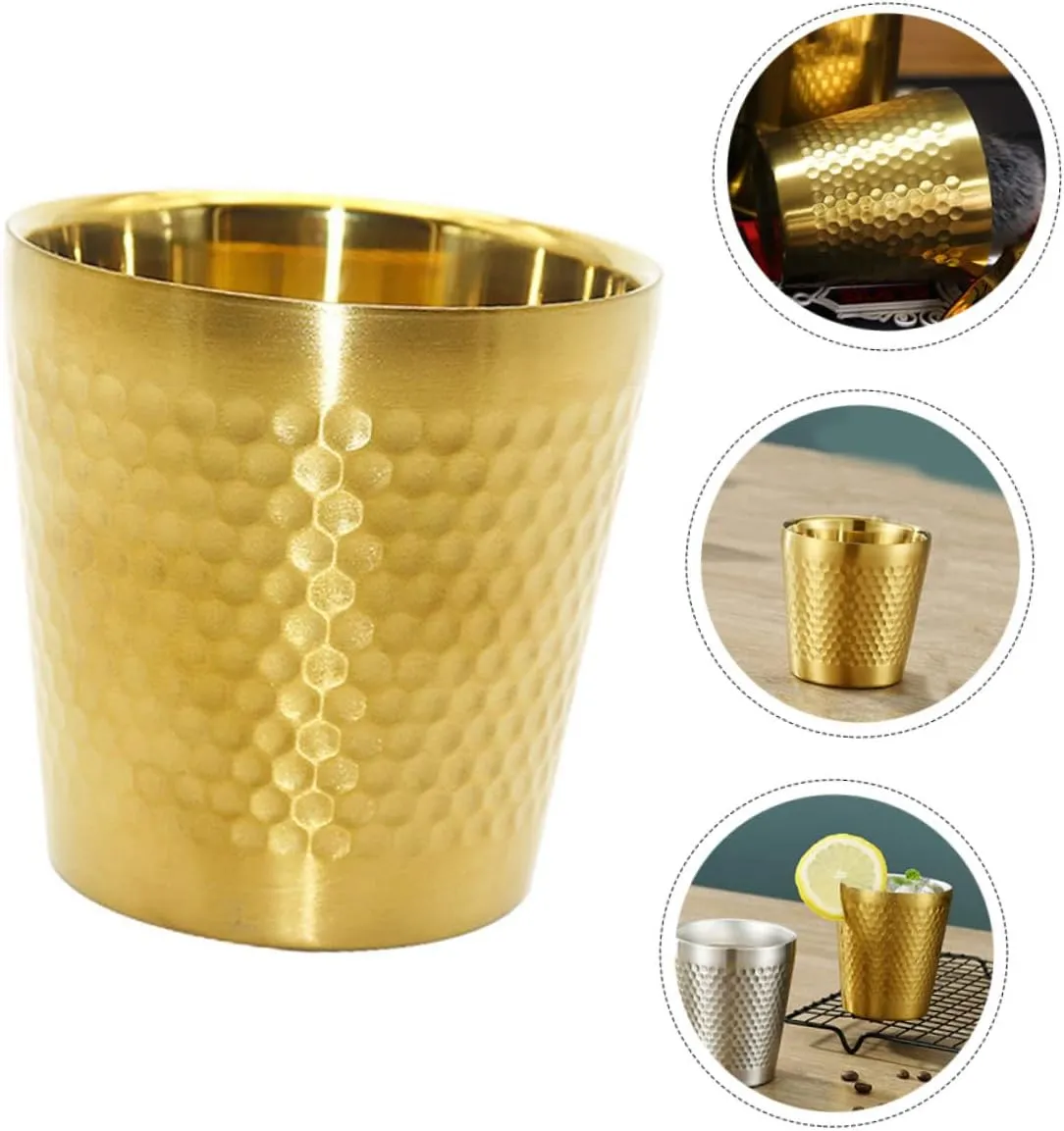 Angoily 3pcs Stainless Steel Shaving Bowl Simple Design for Smooth Foaming Men Shaving Cup for Home Barber Shops and Salons Elegant Finish