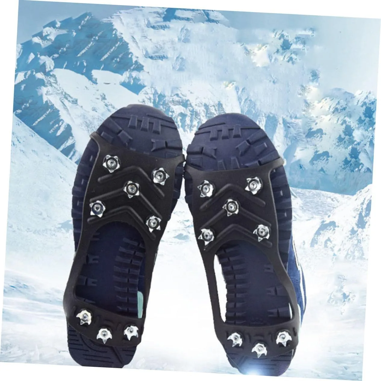 Anti-Slip Eight-Tooth Crampons Ice Spikes Anti-Slip Shoe Cover Boots Ice Cleats Anti-Slip Overshoes