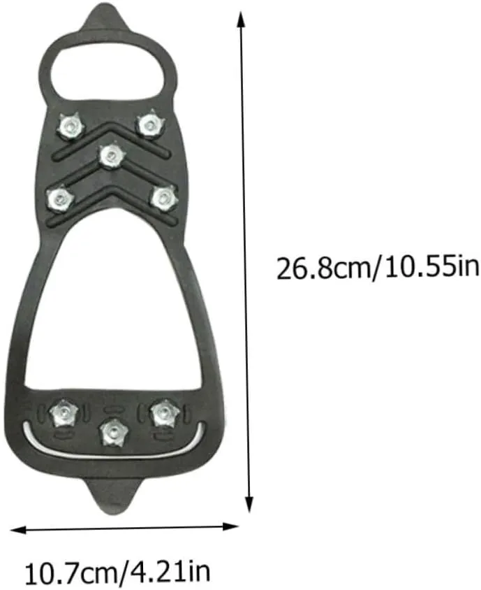 Anti-Slip Eight-Tooth Crampons Ice Spikes Anti-Slip Shoe Cover Boots Ice Cleats Anti-Slip Overshoes