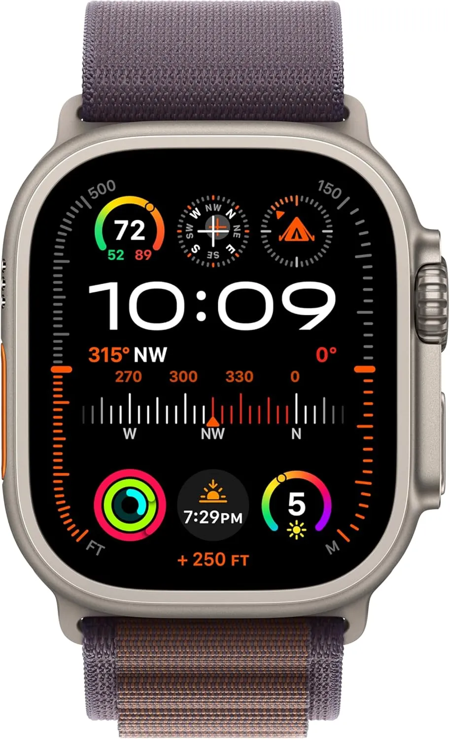 Apple Watch Ultra 2 [GPS   Cellular 49mm] Smartwatch with Rugged Titanium Case & Indigo Alpine Loop Medium. Fitness Tracker, Precision GPS, Action Button, Extra-Long Battery Life
