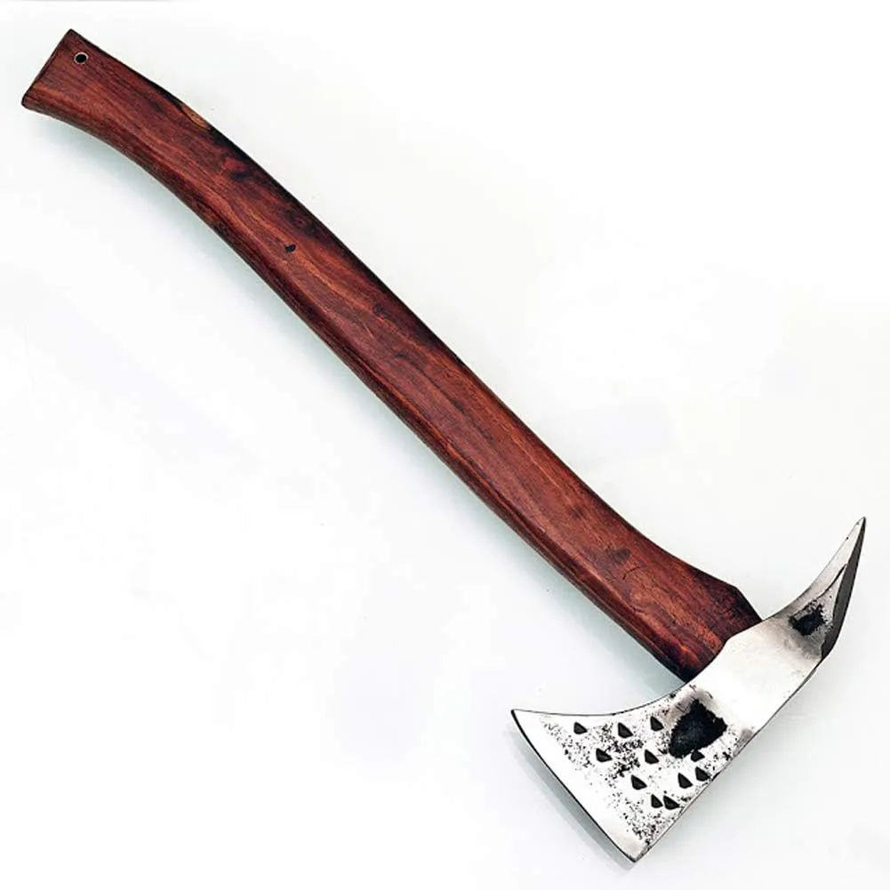 Armory Replicas - Fireman Hatchet Pickaxe Tool - Hand Forged Carbon Steel Functional Camping Demolition Outdoor Axe