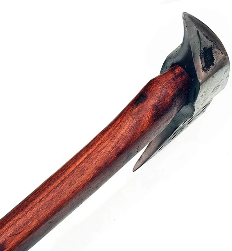 Armory Replicas - Fireman Hatchet Pickaxe Tool - Hand Forged Carbon Steel Functional Camping Demolition Outdoor Axe