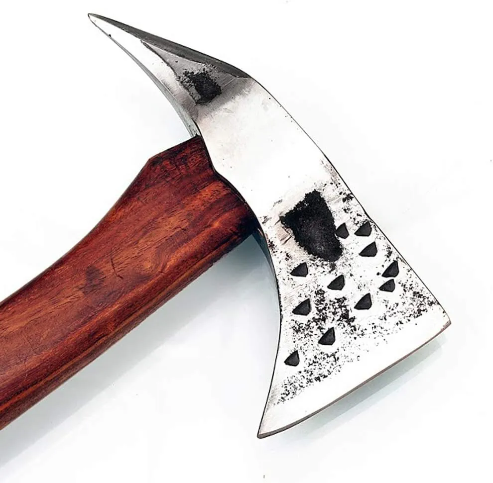 Armory Replicas - Fireman Hatchet Pickaxe Tool - Hand Forged Carbon Steel Functional Camping Demolition Outdoor Axe