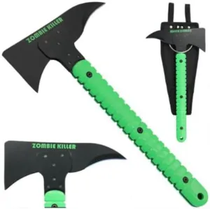 Armory Replicas Zombie Killer Throwing Axe Green Fire Breaker