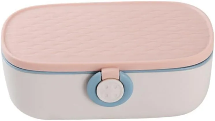 ASWRTYJO Sewing Organizer Box Set Portable Household Hand Sewing Storage Tools Mini Travel Plastic Layer Sewing Threads Wire Box(D)