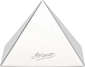Ateco Stainless Steel Medium Pyramid Mold, 3.5 by 2.5-Inches High, Silver