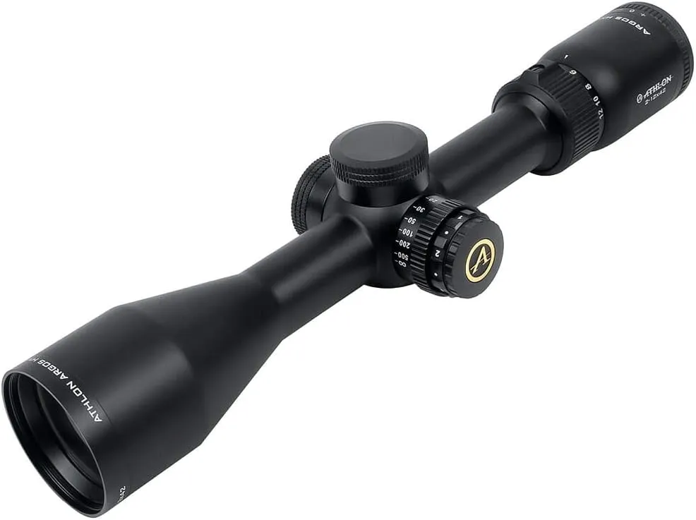 Athlon Optics Argos HMR 2-12x42 Riflescope - BDC600A SFP IR, Black