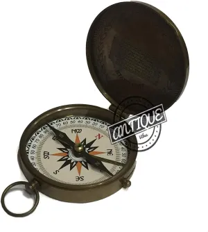 AV Boy Scout of America Compass - Handmade Poem Engraved Steampunk Gift Accessory