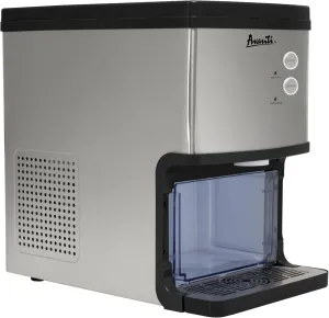 Avanti Elite Series Countertop Nugget Ice Maker and Dispenser, 33 lbs, in Stainless Steel (NIMD3313S-IS)