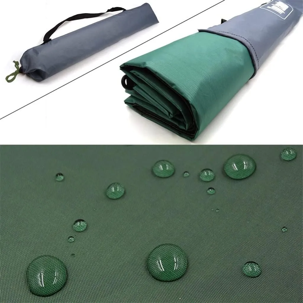 Awning Waterproof Tarp Tent Shade Ultralight Garden Canopy Sunshade Outdoor Camping Hammock Rain Fly Beach Sun Shelter(Color:White-Dinosaur Doodle4)