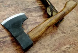 Axe Carbon Steel 13" Rose Wood Handle Axe/Hand Forged Woodsman Axe