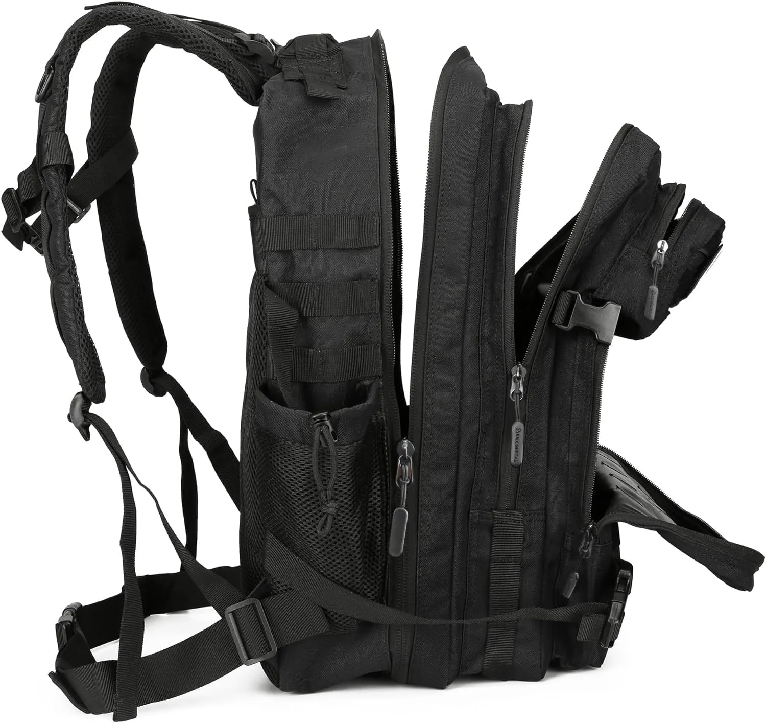 BAIXINGBAGS 45L Tactical Backpack Waterproof Military Backpack for Men Tactical Operations Highland Tactical Assault Backpack (Black_45L)