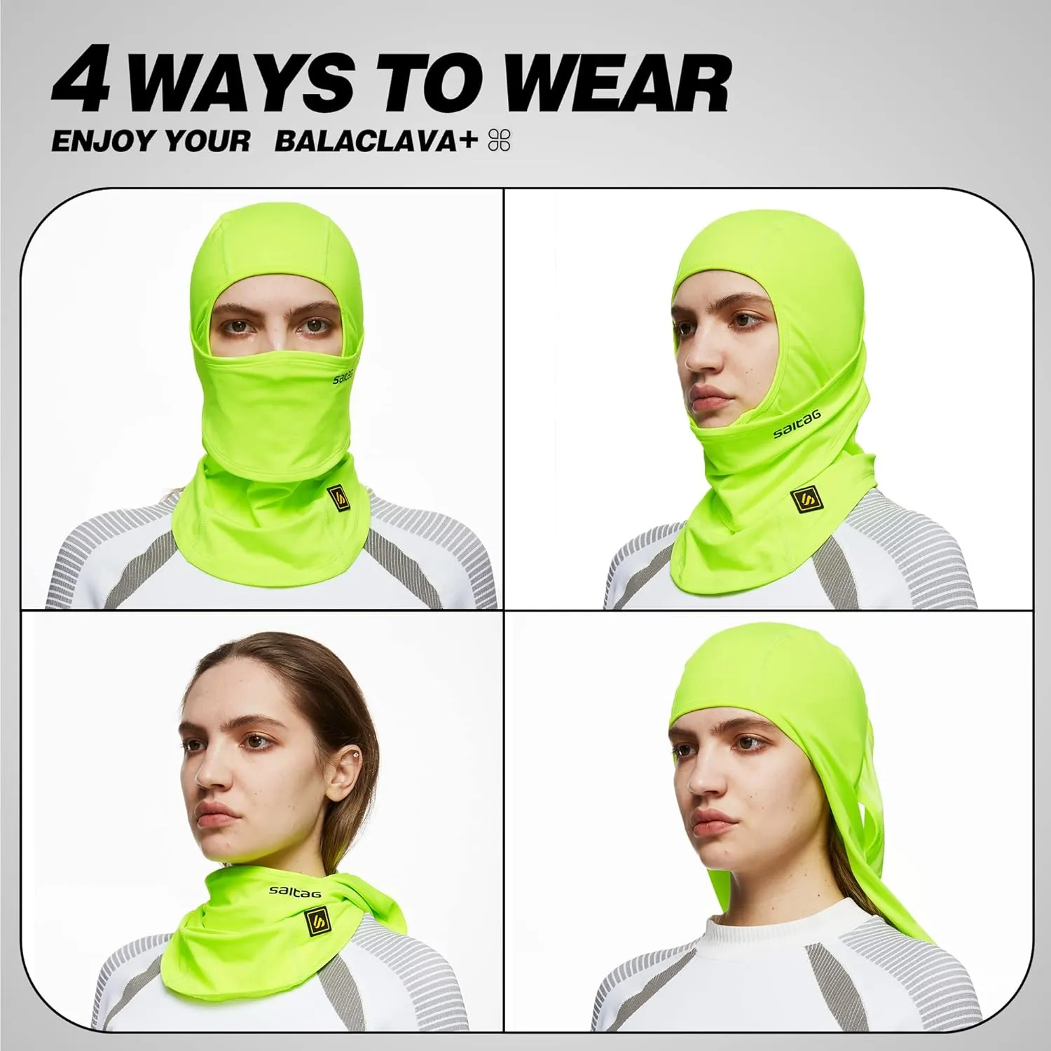 Balaclava Windproof Ski Mask Cold Weather Keep Warm Face Mask for Winter Motorcycling Ice Fishing Men