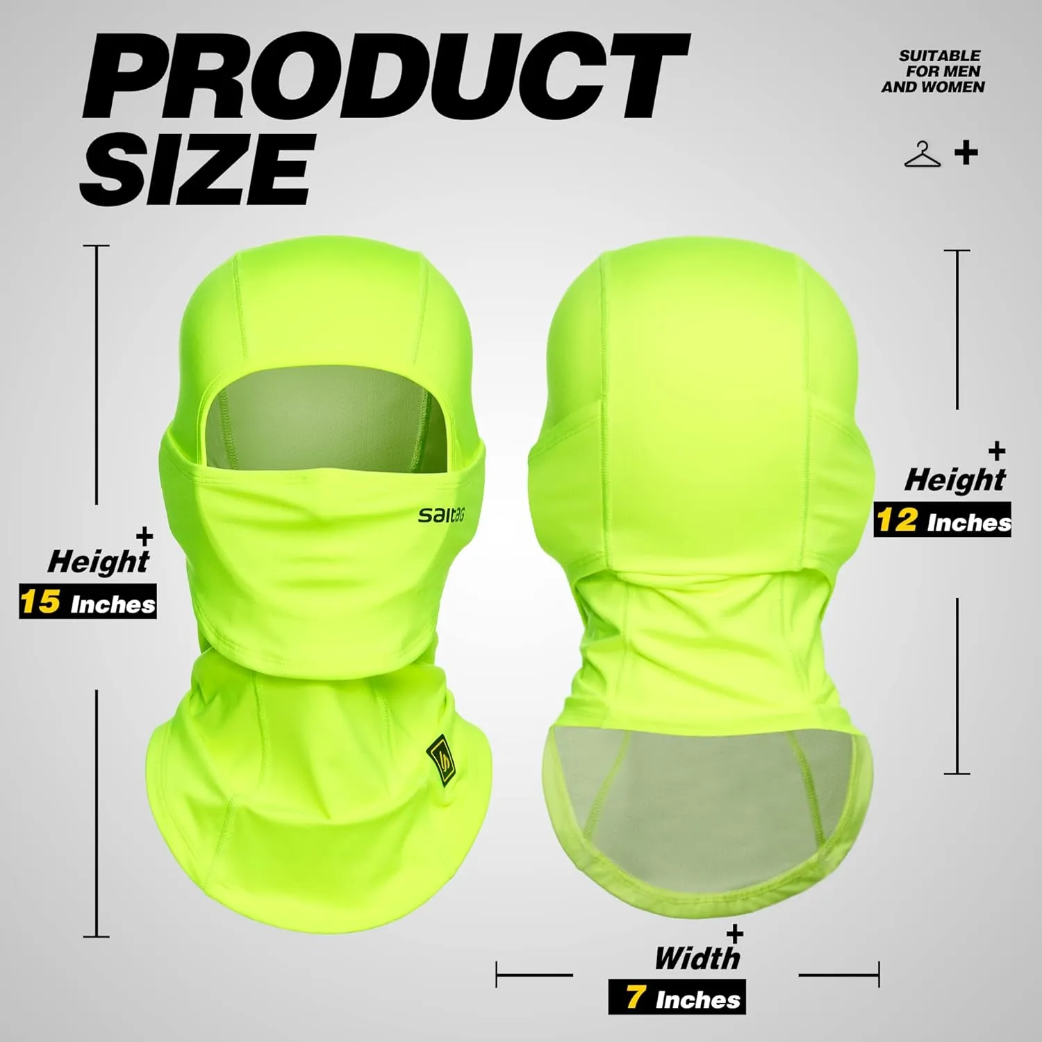 Balaclava Windproof Ski Mask Cold Weather Keep Warm Face Mask for Winter Motorcycling Ice Fishing Men