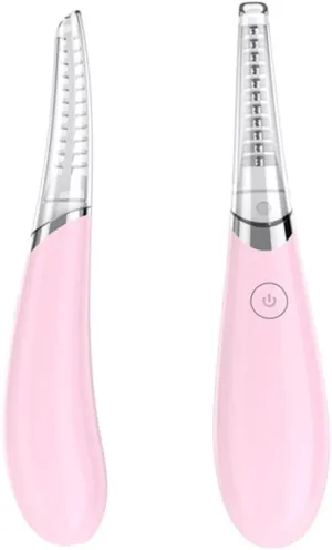 balacoo USB Electric Eyelash Curler Heated Eyelash Perm Device Dual Temperature Design Compact and Portable Makeup Tool for Effortless Curled Lashes