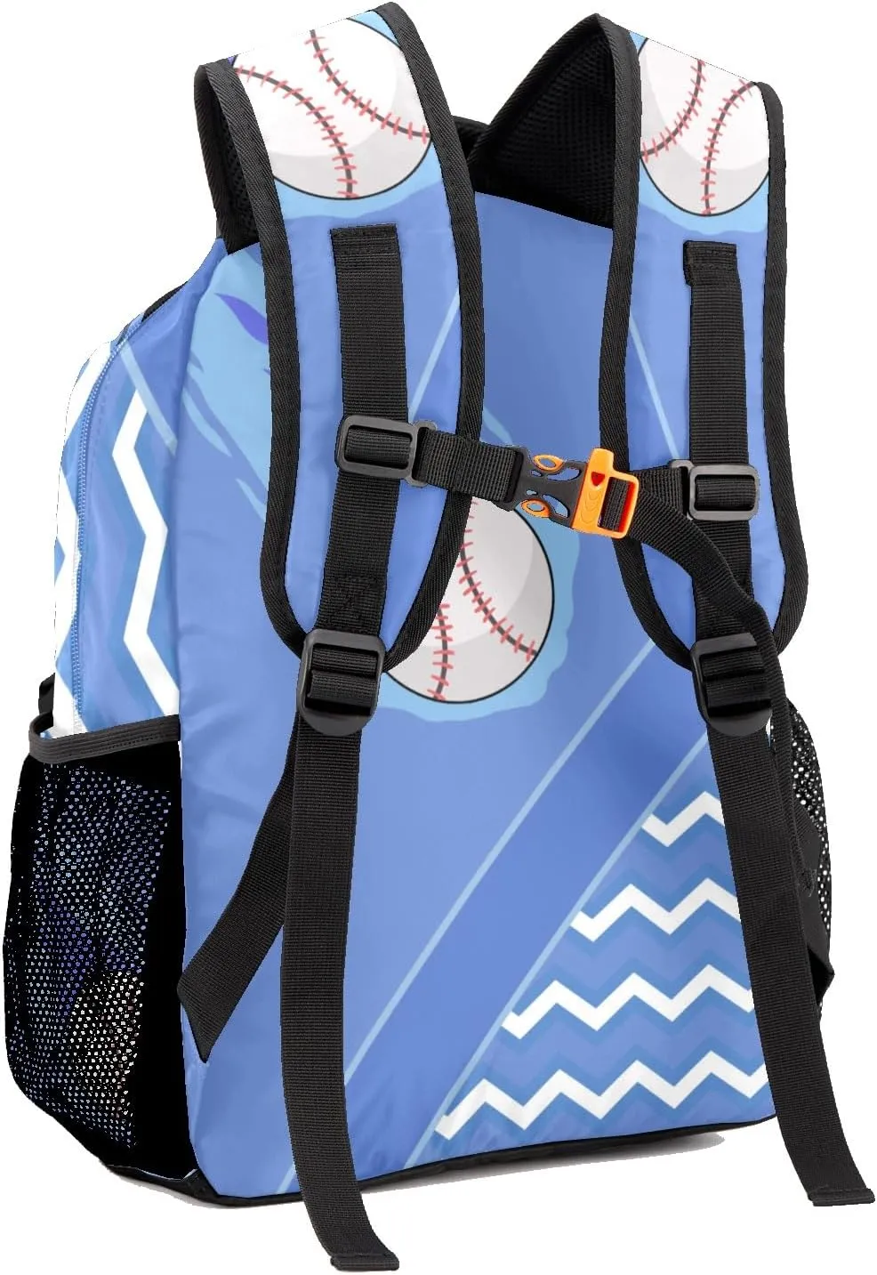 Baseball Fire Cool Excited Blue Kids Backpack for Boys and Girls Toddler Backpack Waterproof Preschool