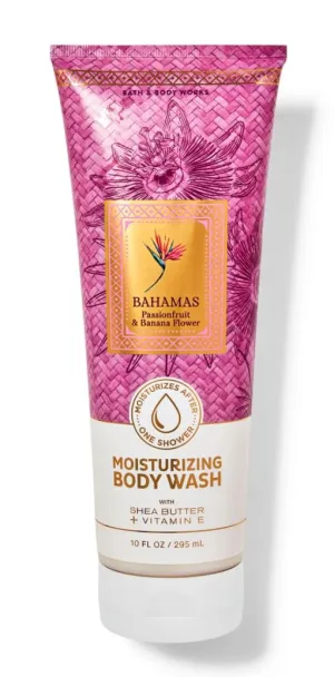 Bath and Body Bahamas Passionfruit & Banana Flower Moisturizing Body Wash - 10 Oz