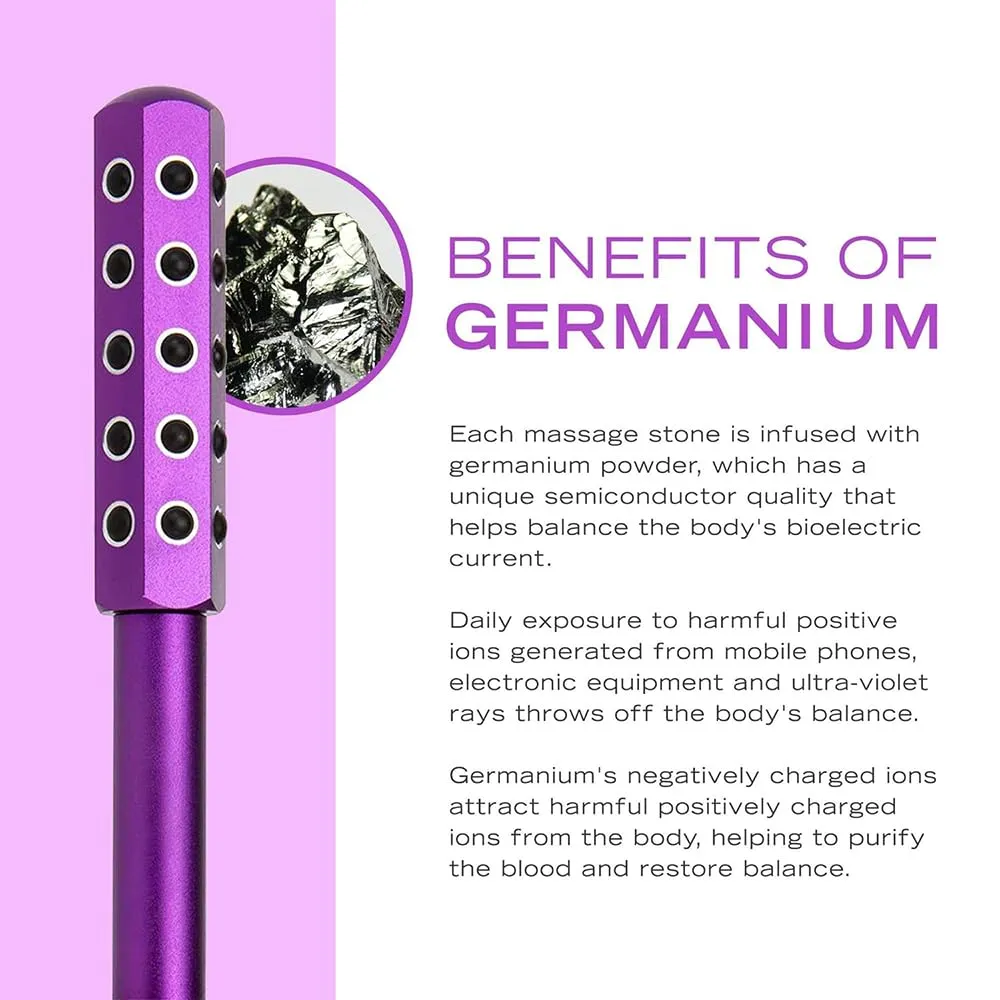 Beauty Roller, Elarique Glow Sculpting,Arrily Face Wand,Portable with Ergonomic Handle, for Skincare (30 Gold)
