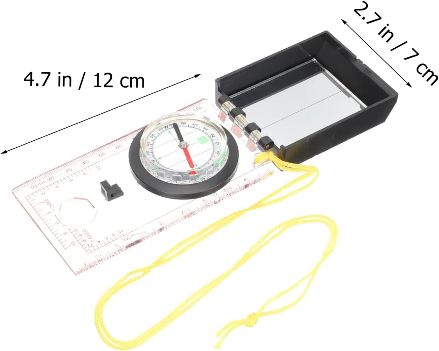 BESPORTBLE Map Ruler Compass Outdoor Compass Camping Compass Survival Navigation Tool Survival Compass Compass