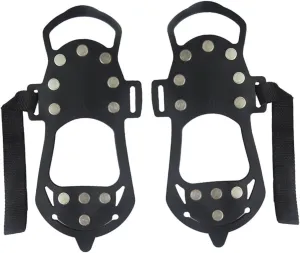BESPORTBLE Mountaineering Covers Snow Cleats Ice Grippers for Shoes and Boots Climbing Anti-Slip Spike Spikes for
