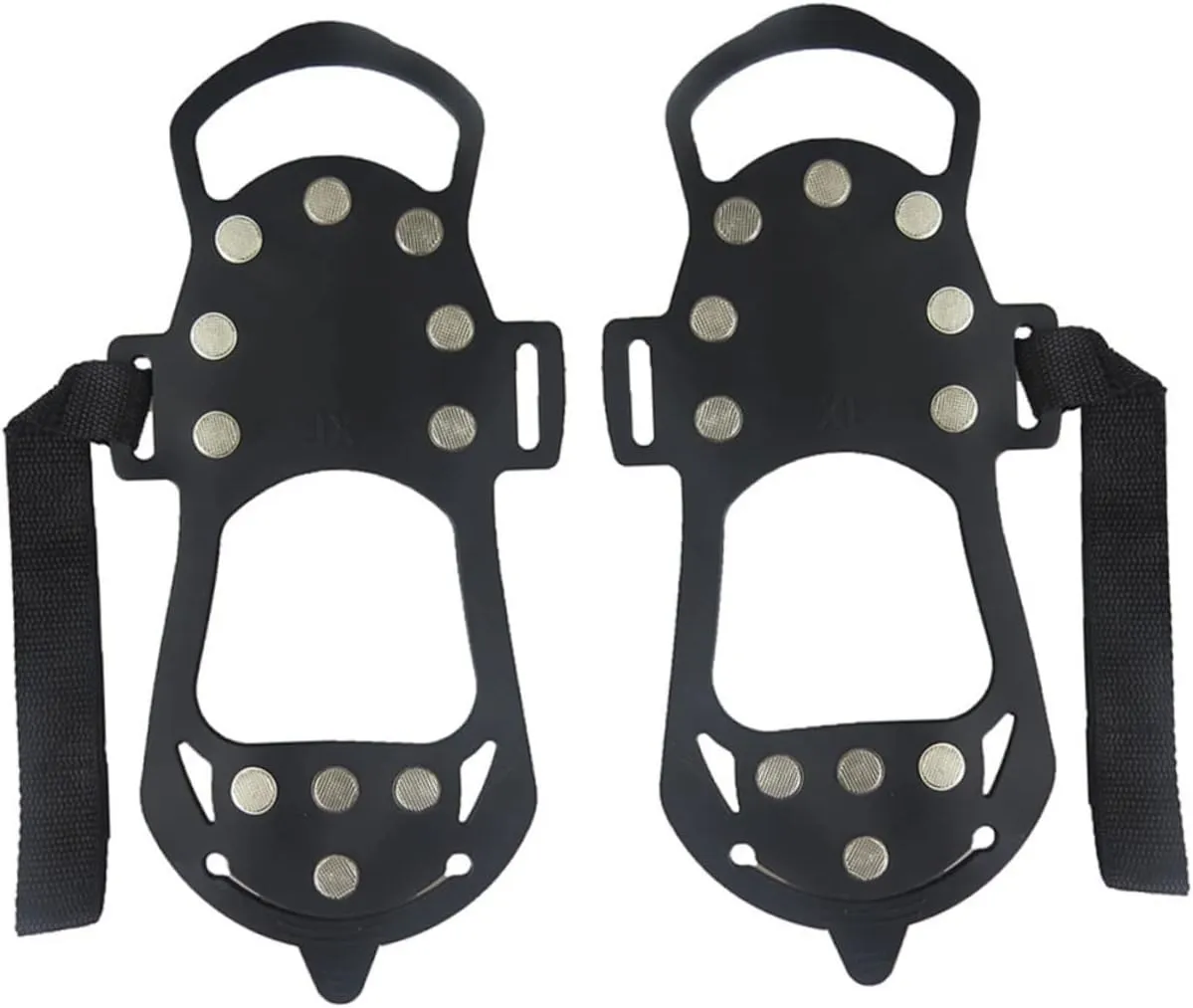 BESPORTBLE Mountaineering Covers Snow Cleats Ice Grippers for Shoes and Boots Climbing Anti-Slip Spike Spikes for