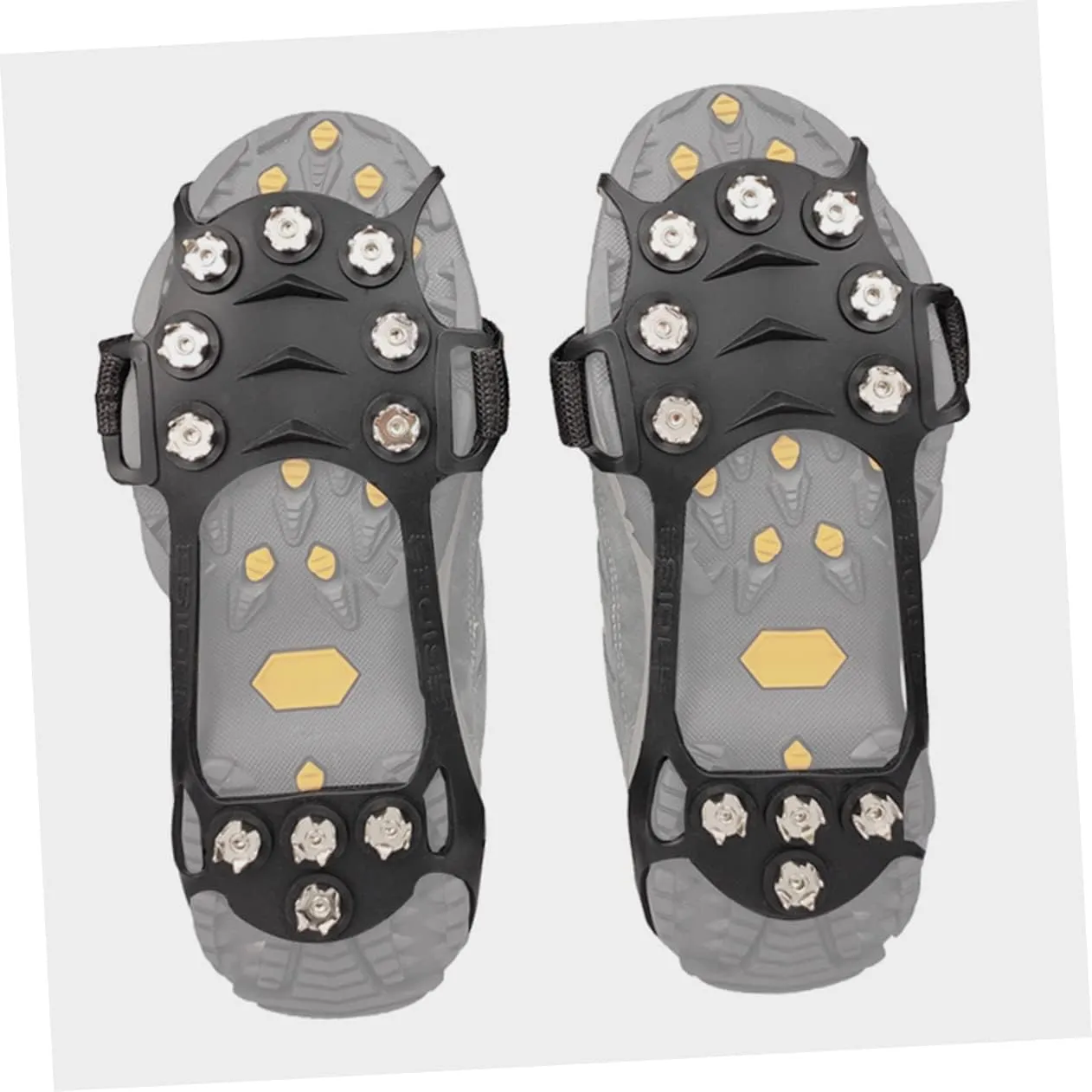 BESPORTBLE Mountaineering Covers Snow Cleats Ice Grippers for Shoes and Boots Climbing Anti-Slip Spike Spikes for