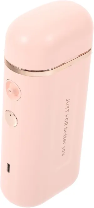 BESTYASH Portable Facial Mister Handheld Steamer for Quick Hydration Nutrient Absorption for Women Compact Design for Home Travel Use Elegant Finish