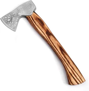 Big Chief Functional High Carbon Steel Wood Handle Camping Outdoor Axe