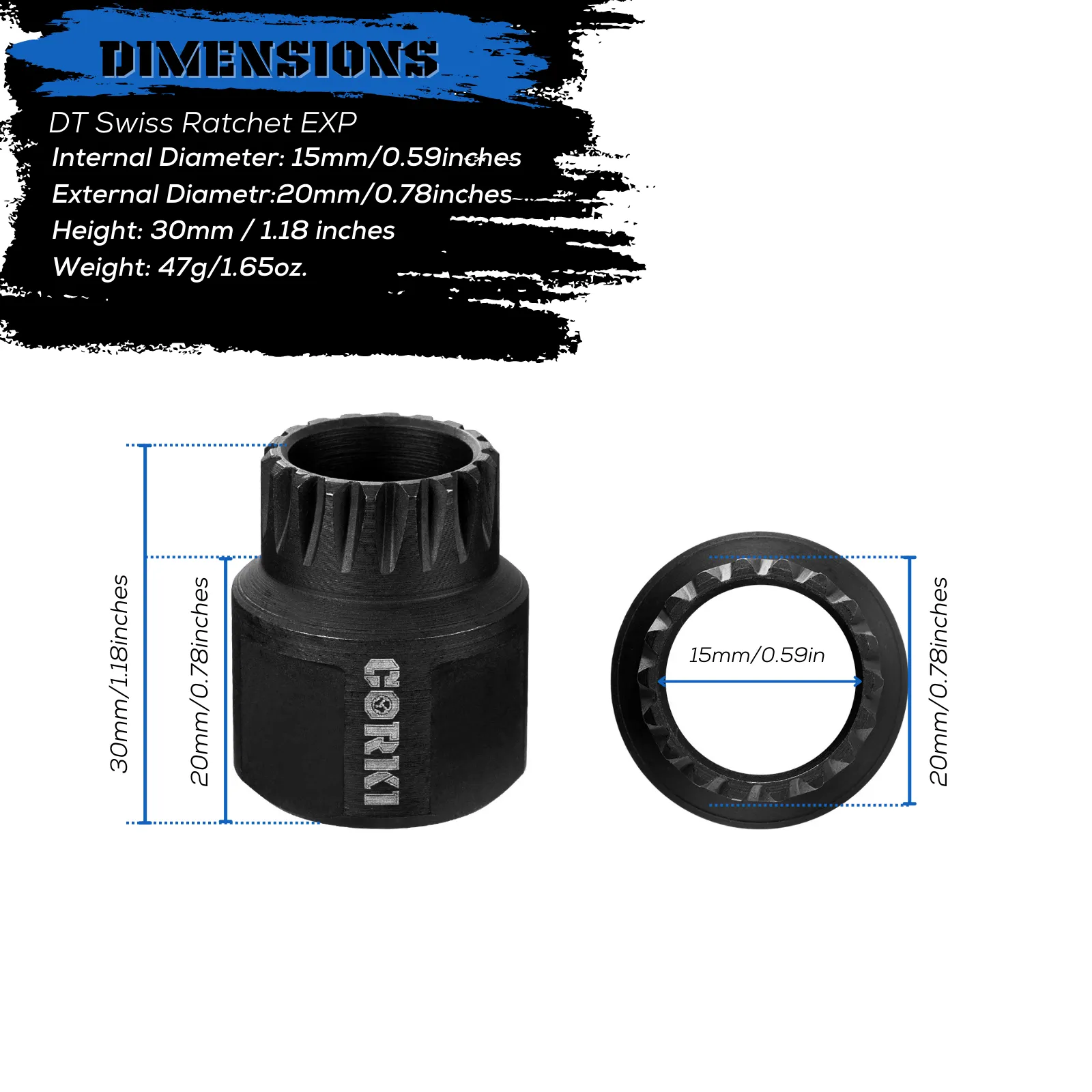 Bike Locking Hub Ring Nut Removal Tool