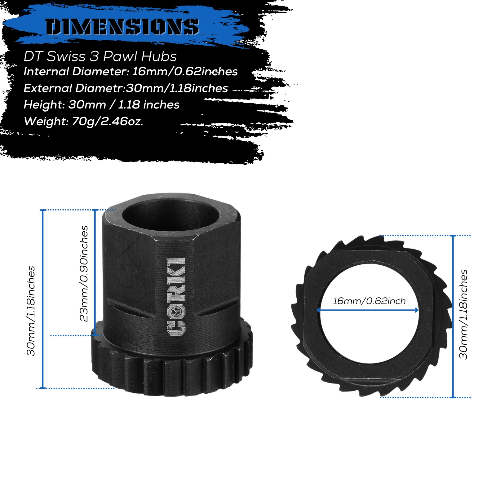 Bike Locking Hub Ring Nut Removal Tool