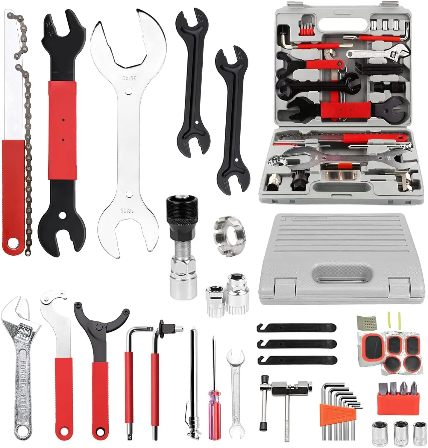 Bike Repair Tool Kits, Bicycle Tool Kit Multi-Function Tool Kit, Maintenance Tool Set with Tool Box Best Value Professional Home Bike Tool with Premium Quality