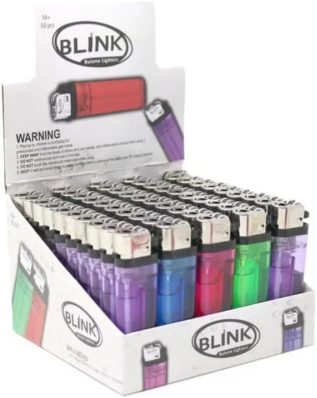 Blink Disposable Lighters, Multi-Purpose, Pack of 50
