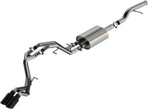 BORLA 140855BC Cat-Back Perf. Exhaust System for 2021-2024 Chevrolet Tahoe LS/Tahoe LT/Tahoe RST/Tahoe Z71/ GMC Yukon SLE/Yukon SLT/Yukon AT4 5.3L V8 Automatic Transmission 2 & 4 Wheel Drive 4 Dr